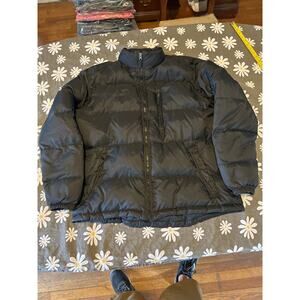 Timberland black goose down puffer coat size XL